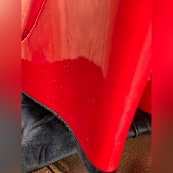 Gucci Toe Slingback Wedge Sandals - Picture 9 of 13